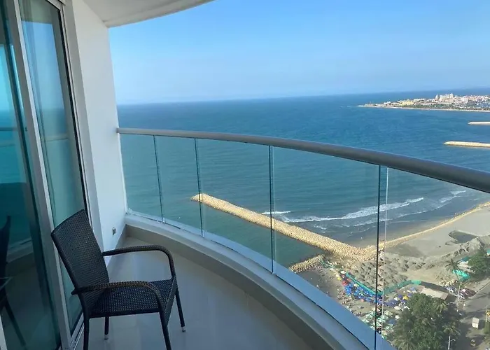 Apartamento Frente Al Mar Con Vista Unica En Cartagena
