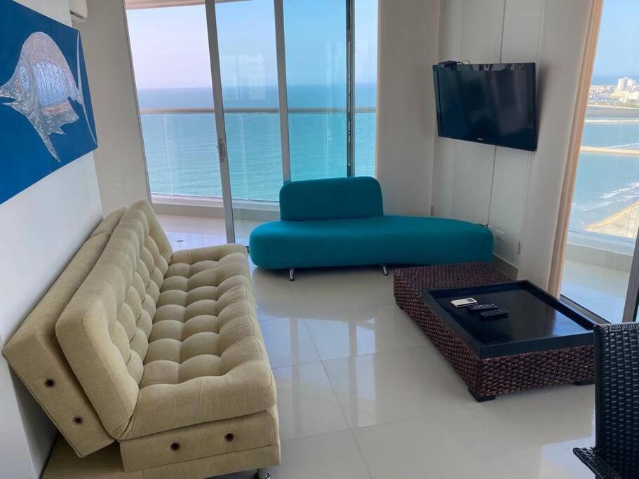 Apartamento Frente Al Mar Con Vista Unica En Cartagena Appartement Cartagène